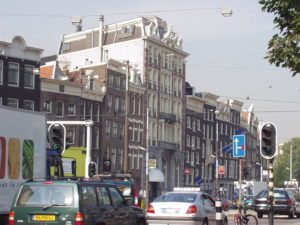アムステルダムの街角で